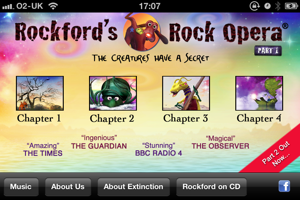 Rockford's Rock Opera - Children's Musical Audio Book (Part 1) free app screenshot 2