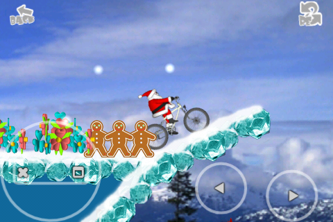 Santa on a Bike FREE free app screenshot 2