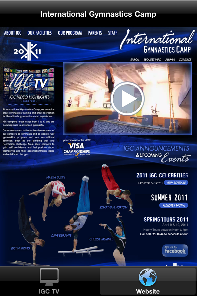 International Gymnastics Camp free app screenshot 3