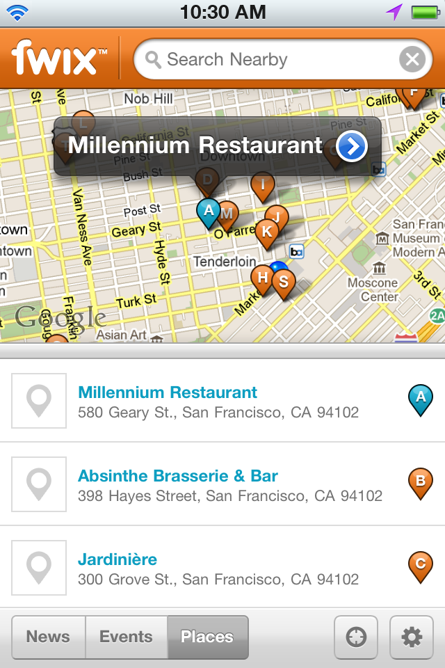 Nearby Search free app screenshot 2