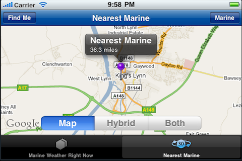 Marine Weather Right Now free app screenshot 2