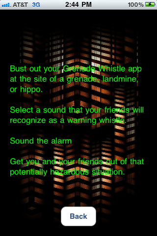 Grenade Whistle Free free app screenshot 3