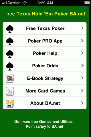 Free Poker Texas Hold 'Em BA.net free app screenshot 2