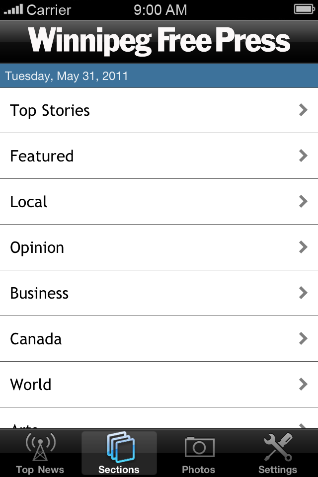 Winnipeg Free Press News free app screenshot 2