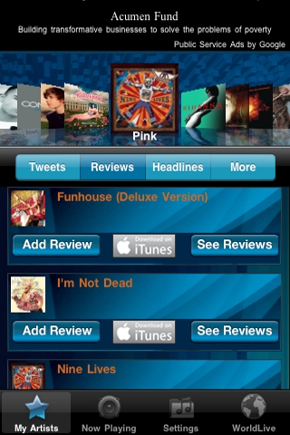 WorldLive Pop free app screenshot 4
