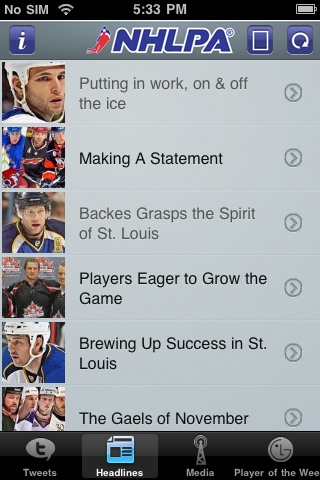 NHLPA Player Tracker free app screenshot 3
