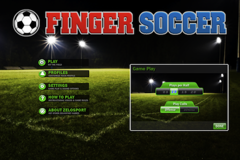 World Finger Soccer 2010 Lite (3D and Multiplayer) by Zelosport free app screenshot 1