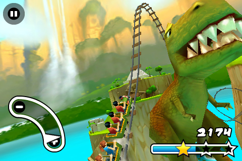 Jurassic 3D Rollercoaster Rush FREE