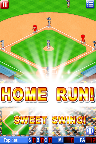 Big Hit Baseball - Lite free app screenshot 1