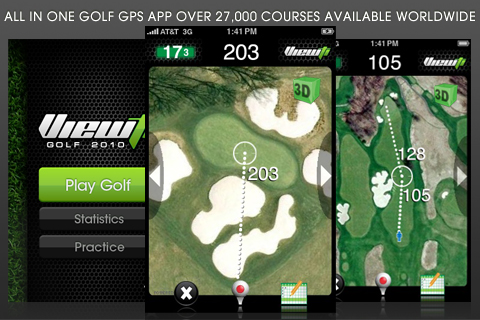 ViewTi Golf GPS free free app screenshot 1