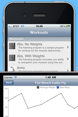 Body Fitness FREE - ULTIMATE Exercise Journal, 320+ Exercises free app screenshot 4