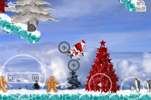 Santa on a Bike FREE free app screenshot 3