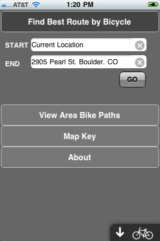 Bike Route free app screenshot 2