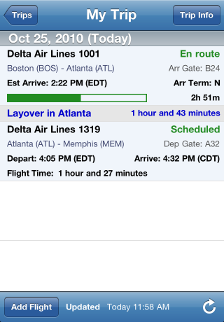 Flight Update Pro - Live Flight Status, Alerts + Trip Sync