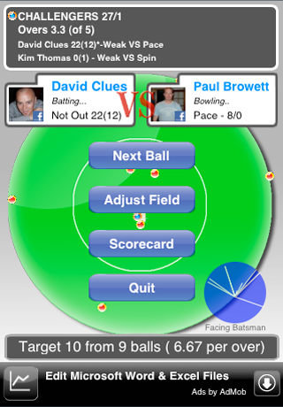 Flick Cricket free app screenshot 3