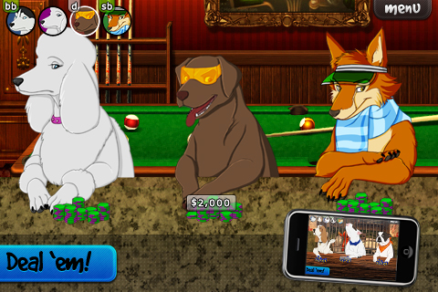 Dogs Playing Poker