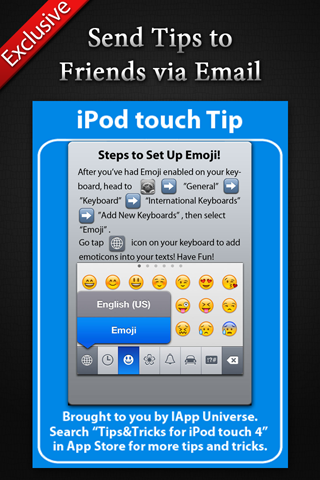 Ipod Touch Tricks. iPhone Screenshots. Image