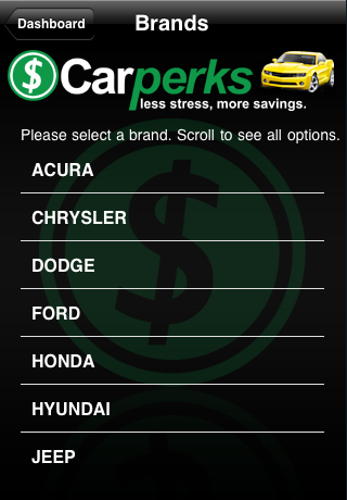 Car Buying Discounts & Savings free app screenshot 2