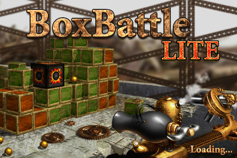 BoxBattle Lite - Shoot at matchboxes with a cannon in a hot, arcade-style artillery battle! free app screenshot 1