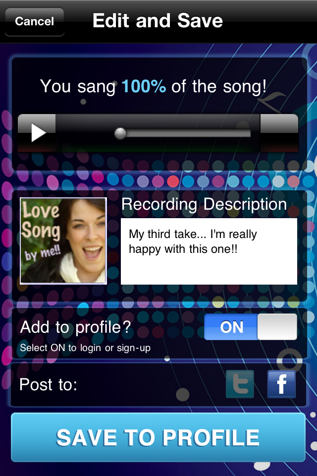 StarMaker Karaoke with Auto-Tune free app screenshot 3