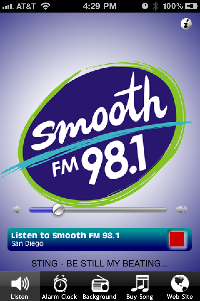 Smooth FM 98.1 free app screenshot 1