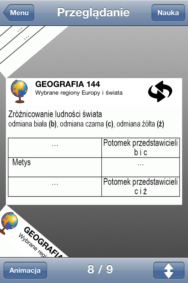 Memokarty Gimnazjalne - części matematyczna i przyrodnicza FREE