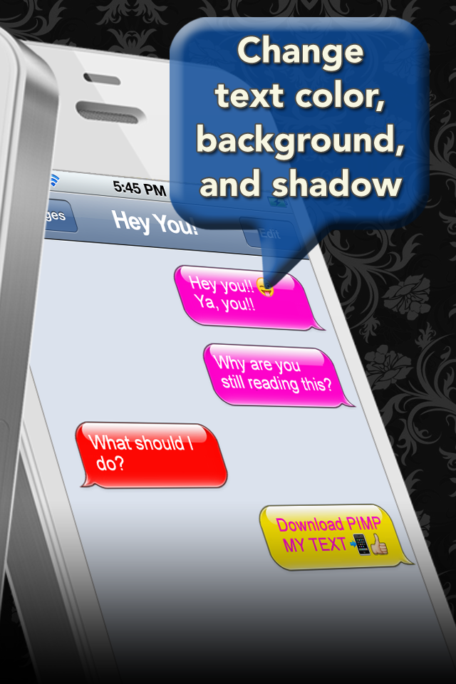Pimp My Text - Send Color Text Messages Utilities free app for iPhone