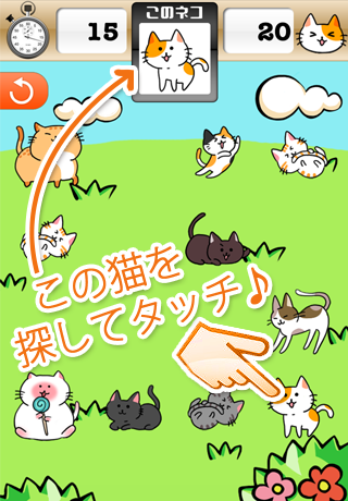ネコ探し