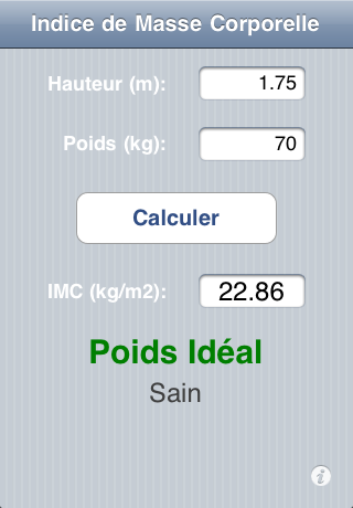 Copie d'écran 1 de l'application