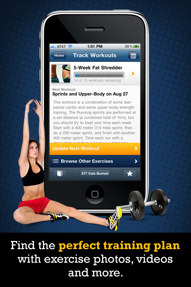 DailyBurn - Calorie, Workout, and Fitness Companion free app screenshot 3