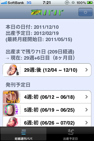 妊娠週刊パパ