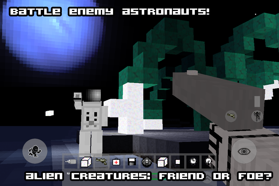 ‘Mooncraft’ Is Minecraft But On The Moon With Pistols & Jetpacks