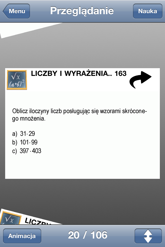 MEMOkarty Matura Matematyka Poziom Podstawowy