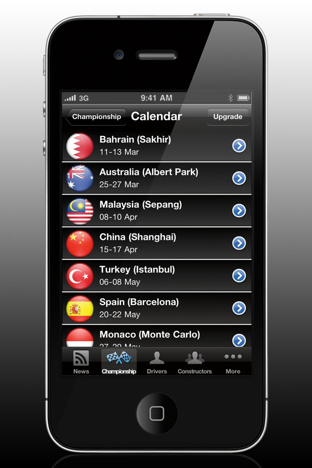 F1 News 2011 free app screenshot 3