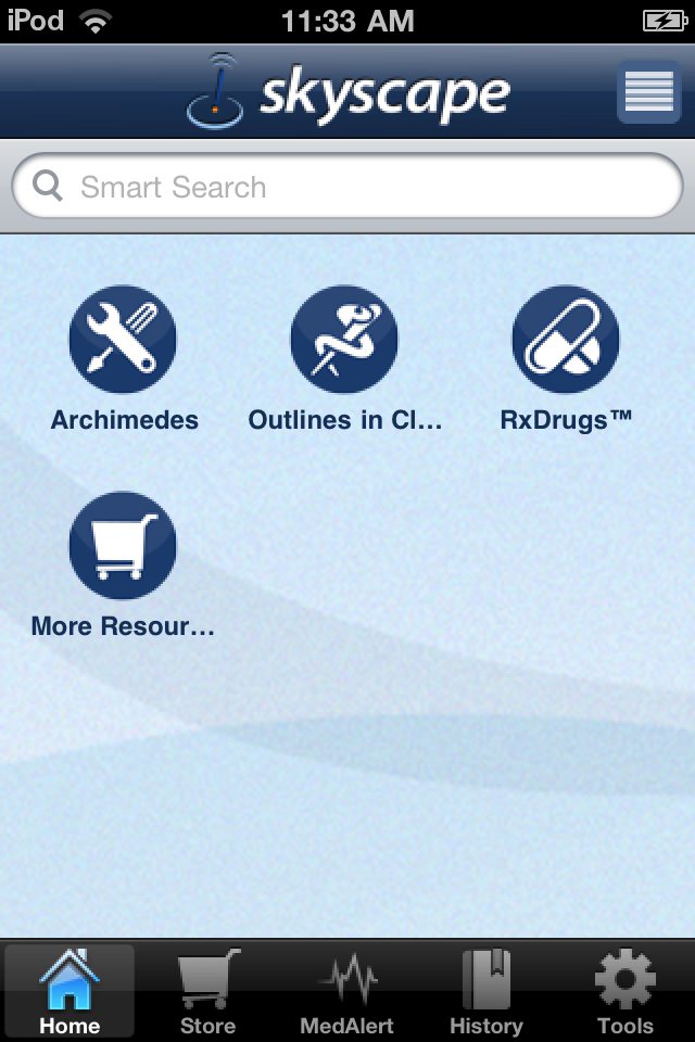 Skyscape Medical Resources free app screenshot 1