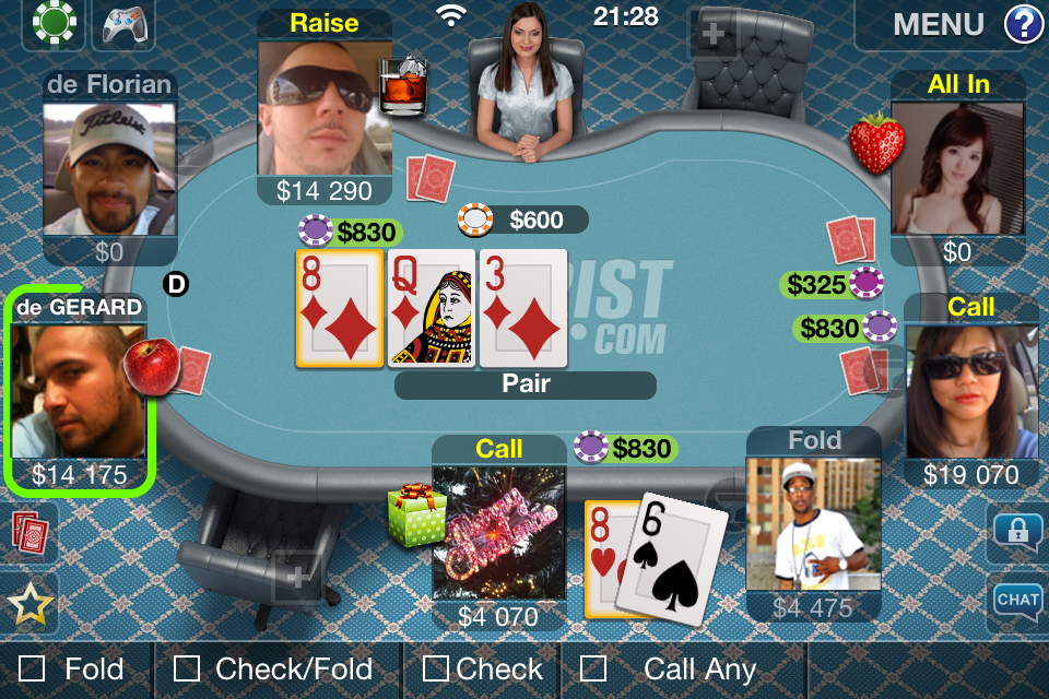 Texas Poker free app screenshot 1