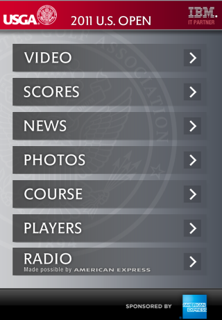 U.S. Open Golf Championship free app screenshot 1