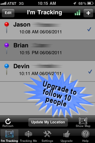 Phone Tracker for iPhones(Follow friends and family with your phone) free app screenshot 4