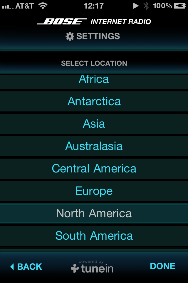 Bose Internet Radio App screenshot 5