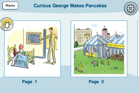curious george make pancakes