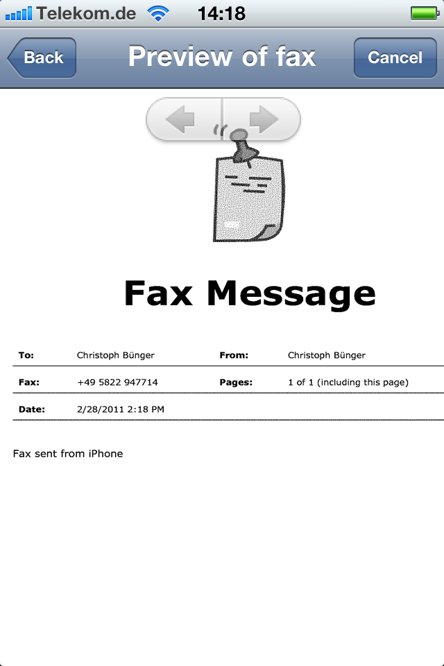 pamfax error