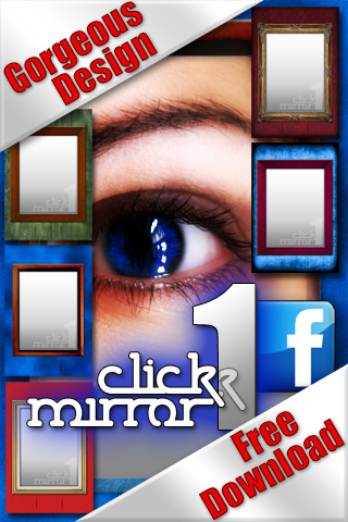 1-CLick Mirror Lite - Photo & VIdeo Sharing for Facebook free app screenshot 2