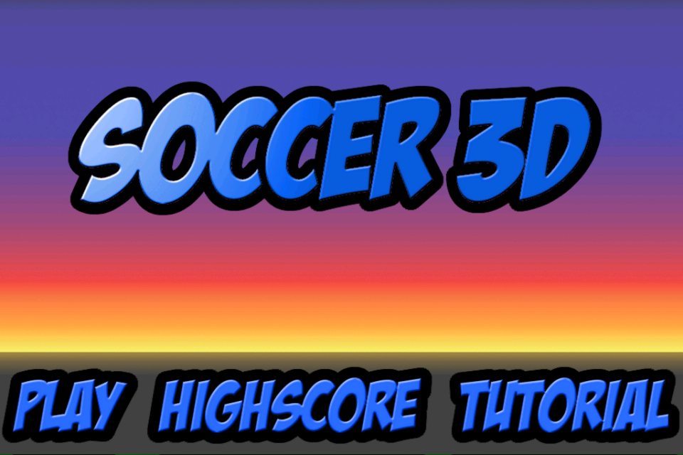 Soccer 3D free app screenshot 1