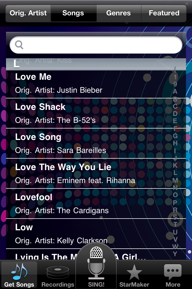 StarMaker Karaoke with Auto-Tune free app screenshot 2