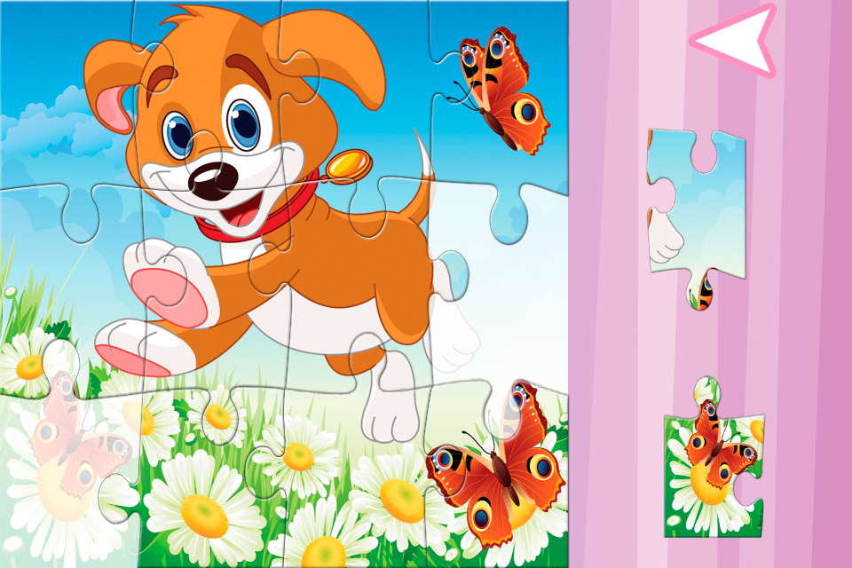 Cats and Dogs - Jigsaw Puzzle Game for Kids