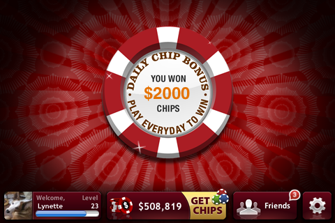 Zynga Poker free app screenshot 3