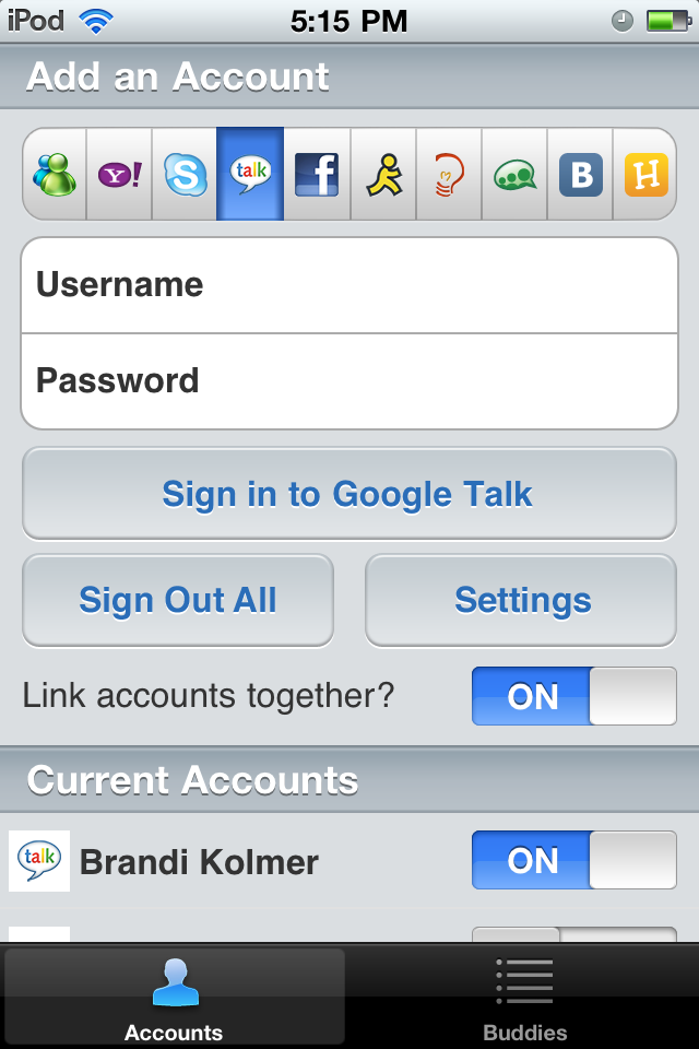 imo instant messenger free app screenshot 1