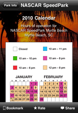 NASCAR SpeedPark Myrtle Beach free app screenshot 3