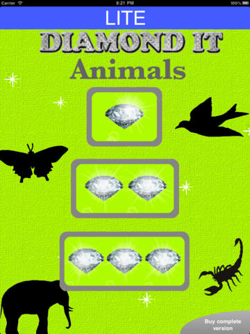 【免費教育App】Diamond it Animals LITE-APP點子