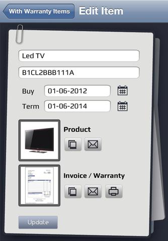 Warranty Folder screenshot 4